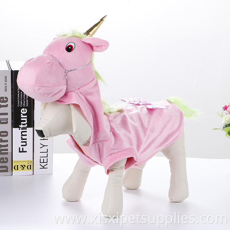 wholesale Pet dog cat Halloween unicorns transform into costumes cosplay pet clothes